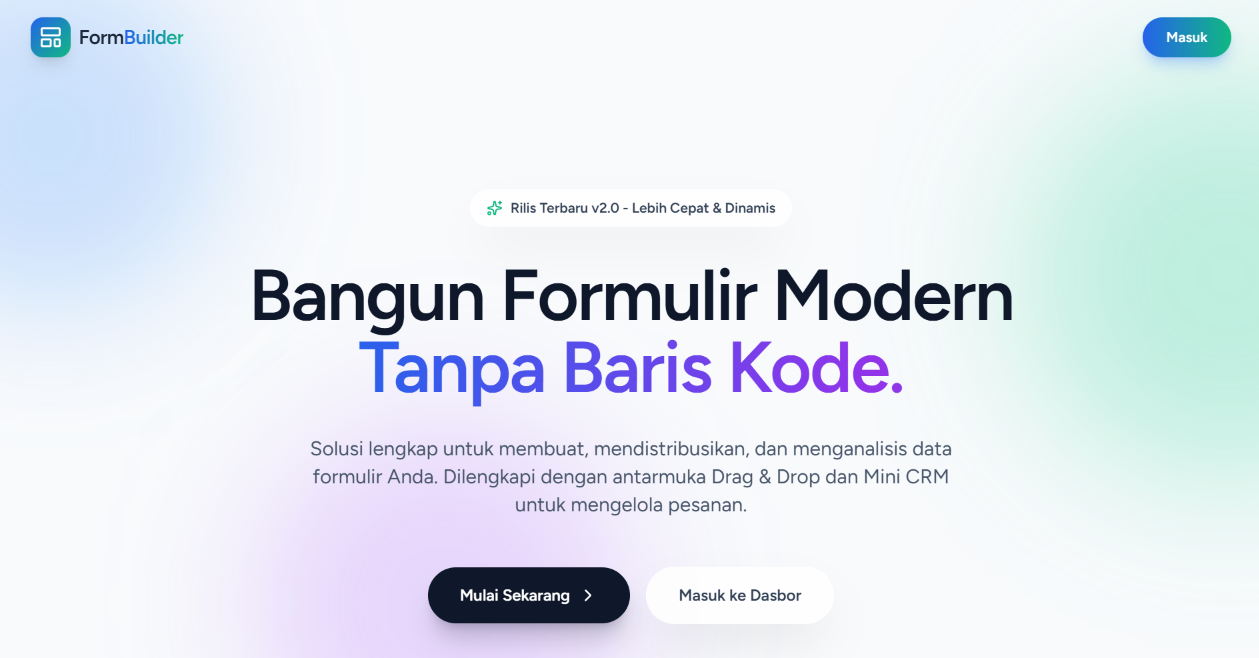 Studi kasus Form Builder Bisnis Custom oleh Sahabat Sistem